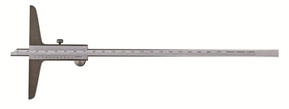 Diepte schuifmaat 800x250mm aflezing 1/50=0,02mm RVS