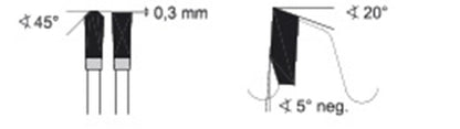 HM cirkelzaagblad 300x3,2/2,5x30mm Z=72