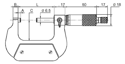Precisie micrometer 25-50mm