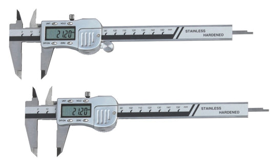 Digitale schuifmaat 200mm, snavel 50mm zonder roller, metalen behuizing