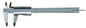 Schuifmaat RVS 150x40mm met moment- blokkering en ronde dieptemaat in etui