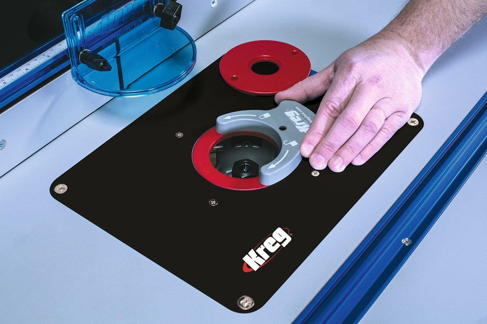 Kreg Precisie-freestafelinlegplaat - Voorgeboord PRS4034