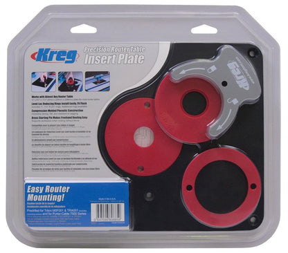 Kreg Precisie-freestafelinlegplaat - Voorgeboord PRS4034