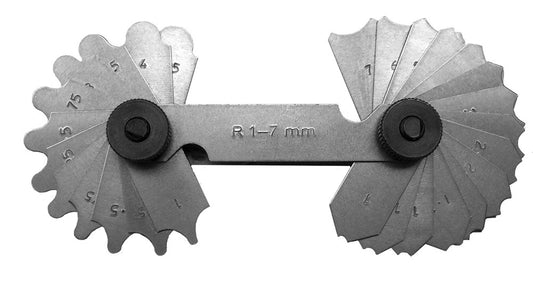 Schroefdraadmeter 32 bladen 7,5-15mm