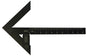Centreerwinkelhaak precisie 300x180mm "TOP" uit gehard zwart aluminium