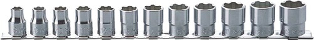 3/8" 12dlg set doppen op rail