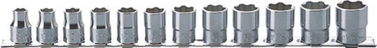 3/8" 12dlg set doppen op rail