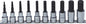 10delige set inbus doppen