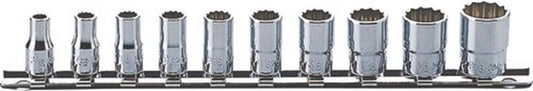 1/4" 10dlg set doppen op rail