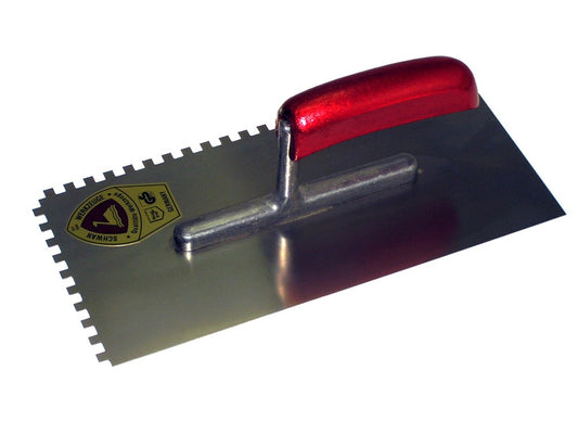 Plakspaan 2-zijdig getand 6.0mm 280x130mm RVS