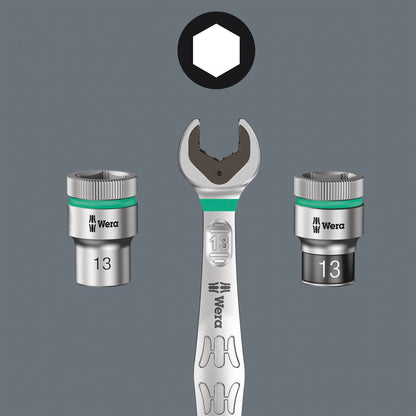 8790 HMC ZYKLOP HAND- EN MACHINEDOP MET 1/2" AANDRIJVING, 1 1/4 DUIM