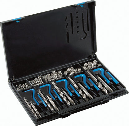 schroefdraad reparatie assortiment, M 5 - 12, STI-schroeftap, hand-inbouwhulpstukken,