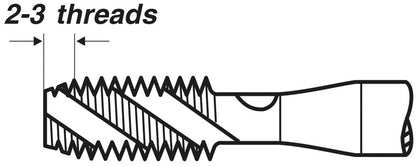 machinetap, amerikaanse fijne draad ANSI B 1.1, ≈ DIN 376, UNF 1'' x 12