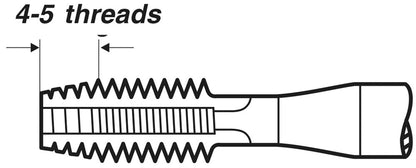 tap , amerikaanse fijne draad ANSI B1.1, UNF, ≈ DIN 352, vorm D