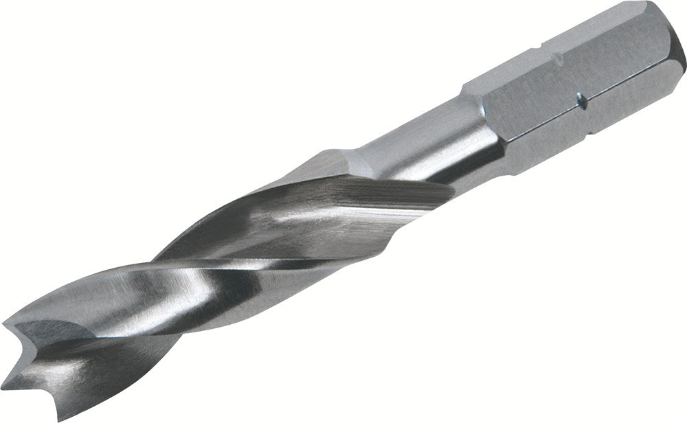 Q.C.5 hout-spiraalboor-bit-set, met 1/4" zeskant opnameschacht, 3,0 - 10,0 mm