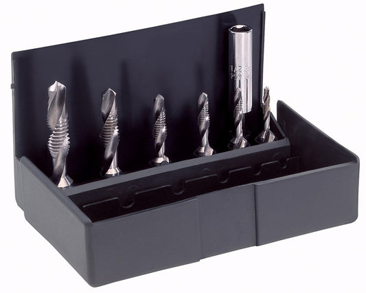 combi-bit met 1/4" zeskant opnameschacht, M3 - M10