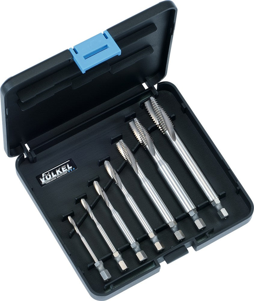 VÖLKEL draadsnijset HSSE DIN 371/376 RSP 15° HexDrive M 3-12