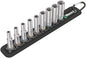 BELT A DEEP 1 DOPPEN SET, MET 1/4" -AANDRIJVING, 9-DELIG