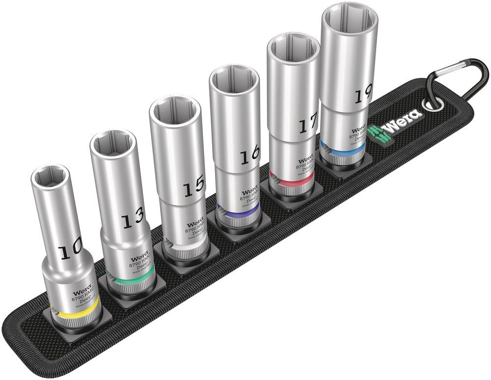 BELT C DEEP 1 DOPPEN SET, MET 1/2" -AANDRIJVING, 6-DELIG