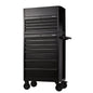 BUNKER Gereedschapswagen met topkoffer, 66cm, zwart