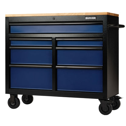 BUNKER Gereedschapswagen/werkbank, 104cm, blauw (D27210)