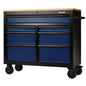BUNKER Gereedschapswagen/werkbank, 104cm, blauw (D08222)
