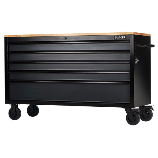 BUNKER Gereedschapswagen/werkbank, 155cm, grijs (D28343)