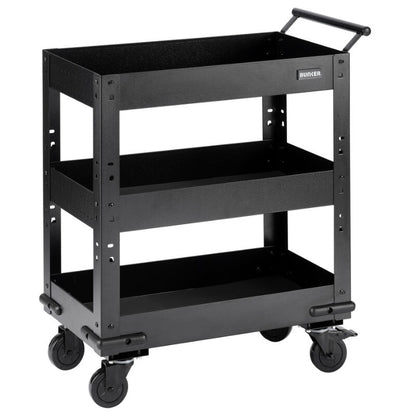 BUNKER Werkplaatstrolley, 3 schappen, 71cm