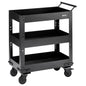 BUNKER Werkplaatstrolley, 3 schappen, 71cm