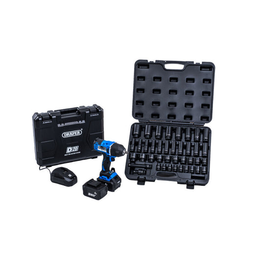 D20 Accu slagmoersleutel COMBI actie (D27888+SK6929CM)