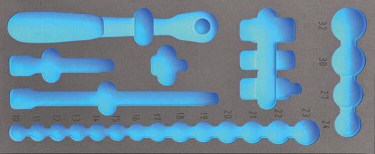 FOAM module leeg, tbv 120025 (1/2" doppenset)