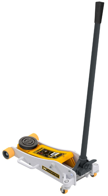 Garagekrik alu/staal 2 ton, PU wielen