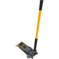Garagekrik ultra laag, 2 ton turbo lift, PU wielen, voetpedaal