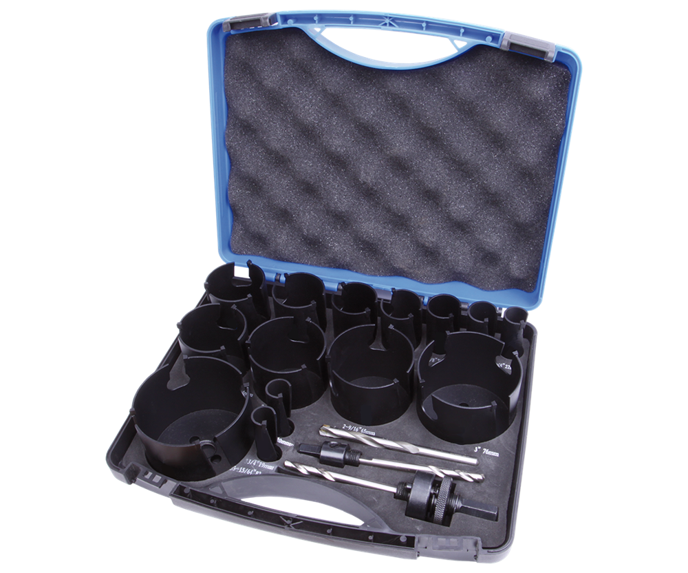 Labor Gatzagenset Bi-Metaal 13-delig PVC Monteur 19-64mm 1DS