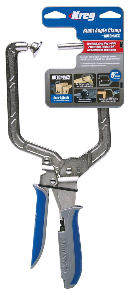 Automaxx Pocket-Hole klem  127 mm voor 90 hoek