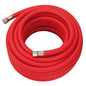 Luchtslang 10mm, high visibility, rood (1/4" draaibare aansl.), 15m