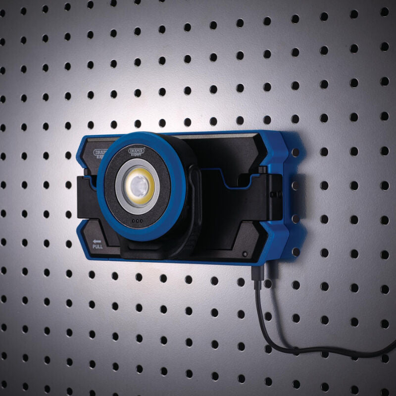 Mini werklamp COB SMD LED, 7W, 670 Lumen, draadloos oplaadbaar