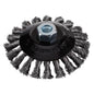 Schijfborstel conisch Ø115mm, M14, 12500rpm, gevlochten (R353022)