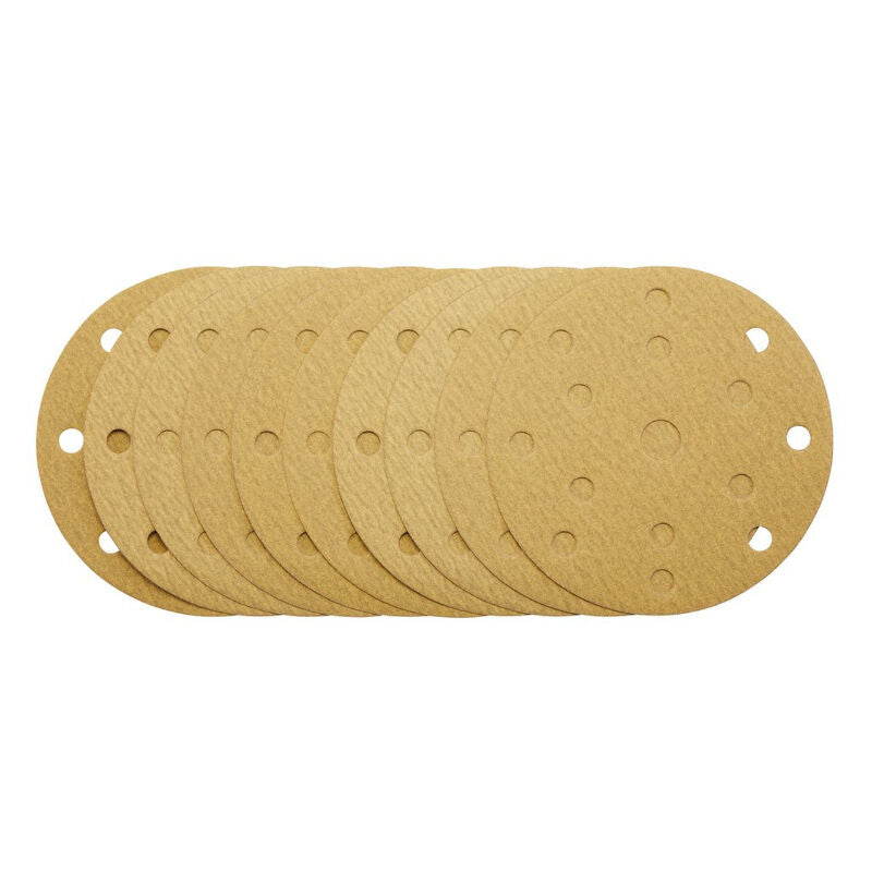 Schuurpapier Ø150mm, velcro 15 gats, K180, 10st