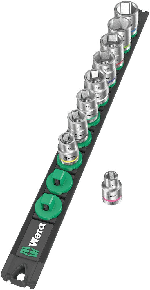 Dop-magneetstrip B 4 Zyklop doppen 3/8"-aandrijving, 9-delig