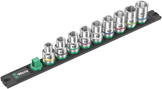 Dop-magneetstrip C 4 Zyklop doppenset 1/2"-aandrijving, 9-delig