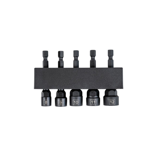 Spiraal bitdoppenset 1/4", 5dlg