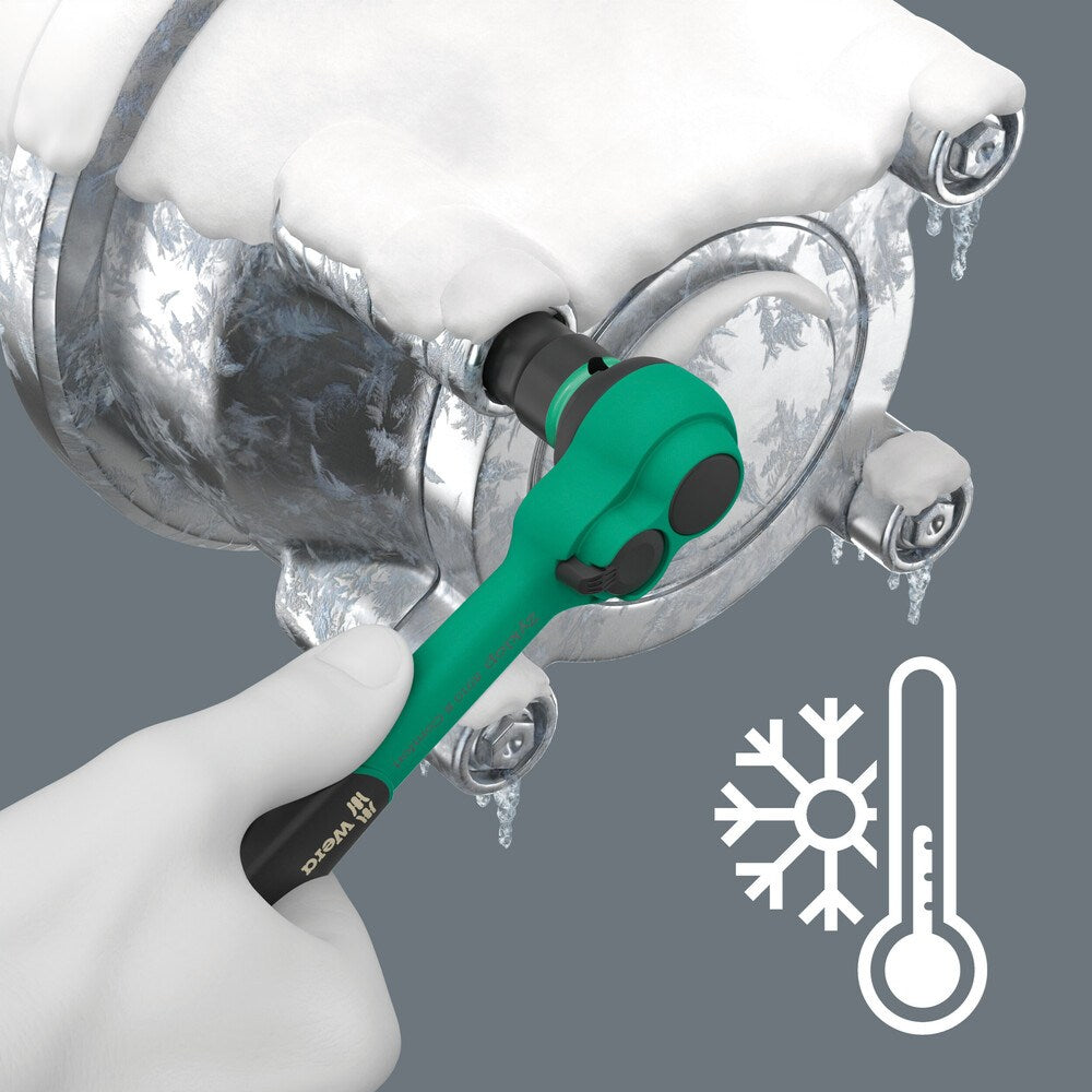 8100 SB 13 Zyklop Comfort ratelset, omschakelpal, 3/8" aandrijving, Imperial