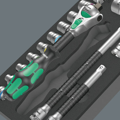 9721 Inzet met 8000 B Zyklop ratel 3/8" 23-delig