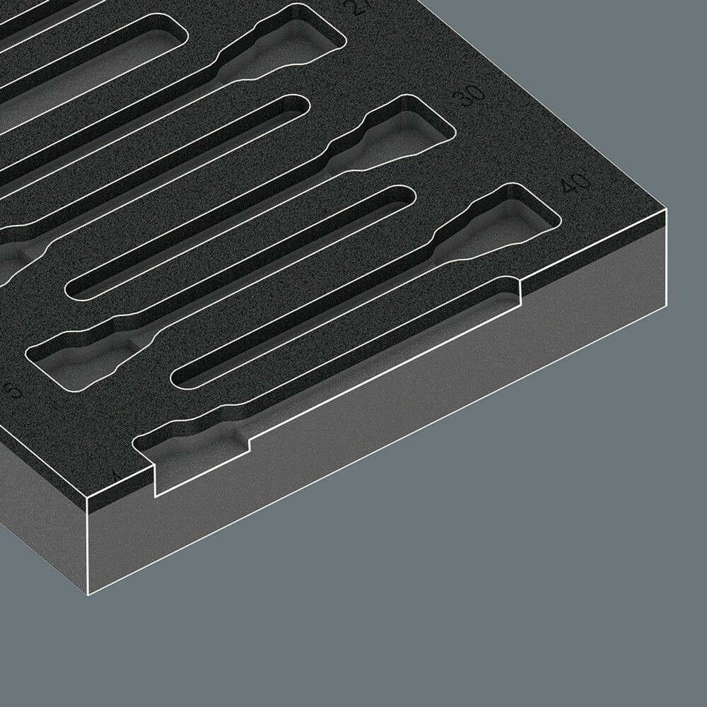 9823 Schuiminzet Zyklop B 3/8" bitdoppen 172x30x392mm