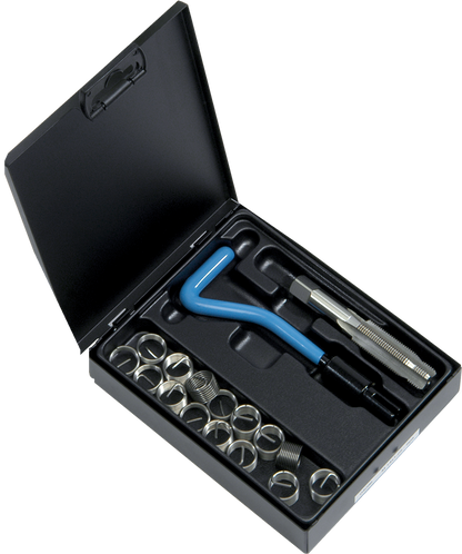 schroefdraad reparatieset, STI-schroeftap, hand-inbouwhulpstukken, UNC 9/16 - 1,5D