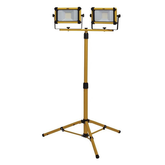 Werklamp SMD LED, 2x20W, 4400 Lumen, driepoot